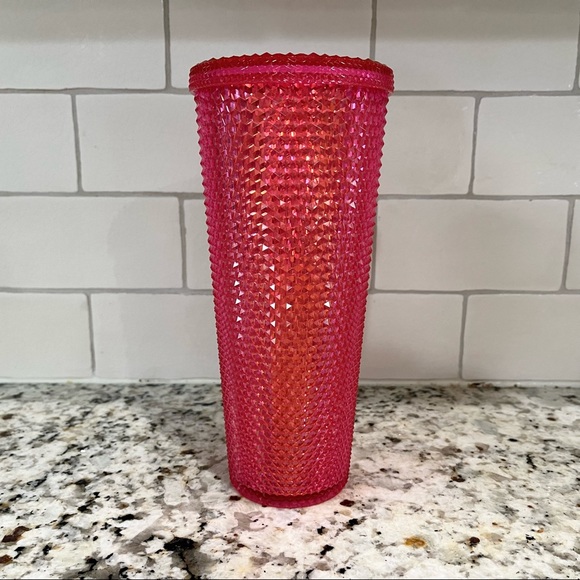 Starbucks 2019 Holiday Pink Studded Tumbler (no straw) - Picture 2 of 8